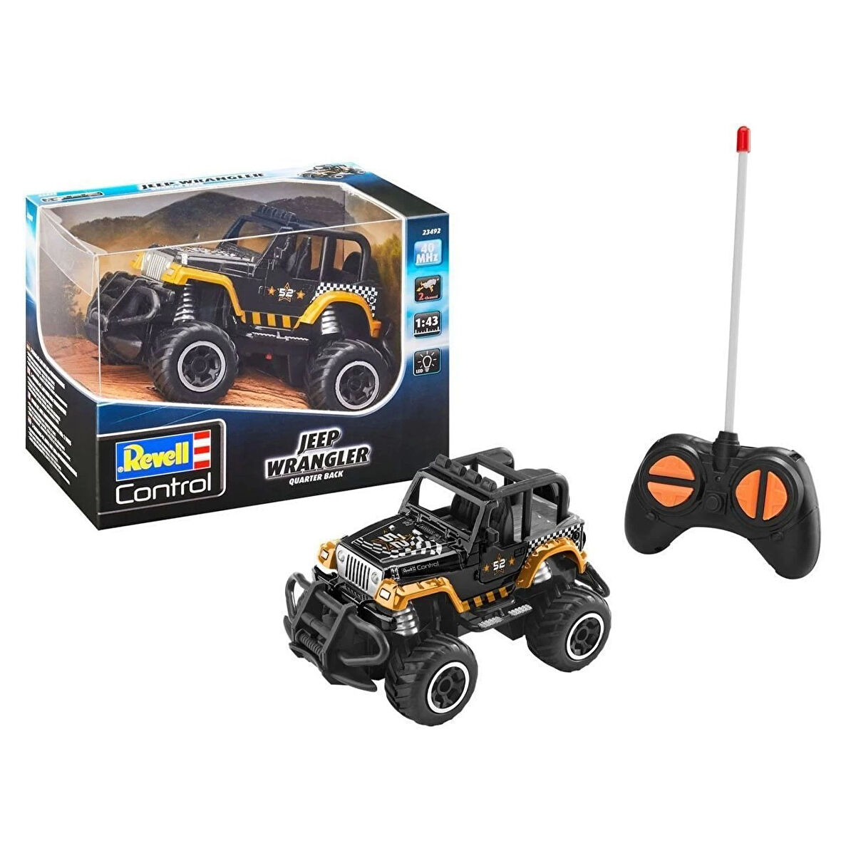 23492 Revell Rc Jeep Wrangler Quarter Back