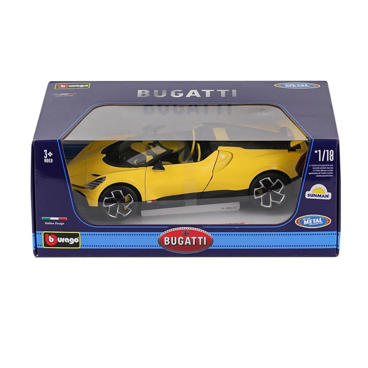 11051 Burago Bugatti Mistral 1:18 -sunman