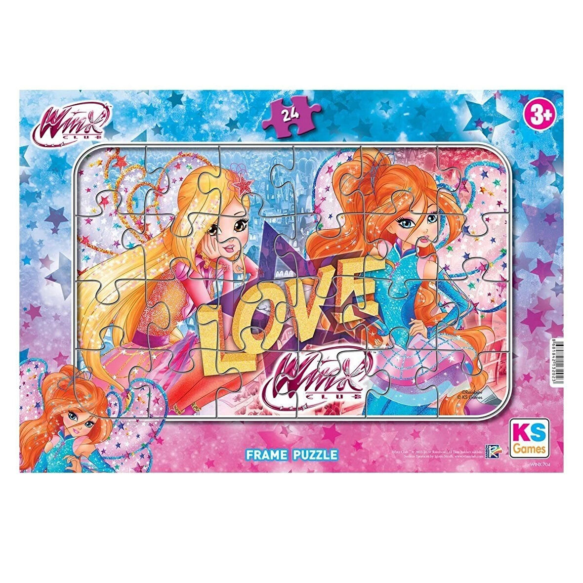 Wınx 704 Winx Frame Puzzle 24 Parça