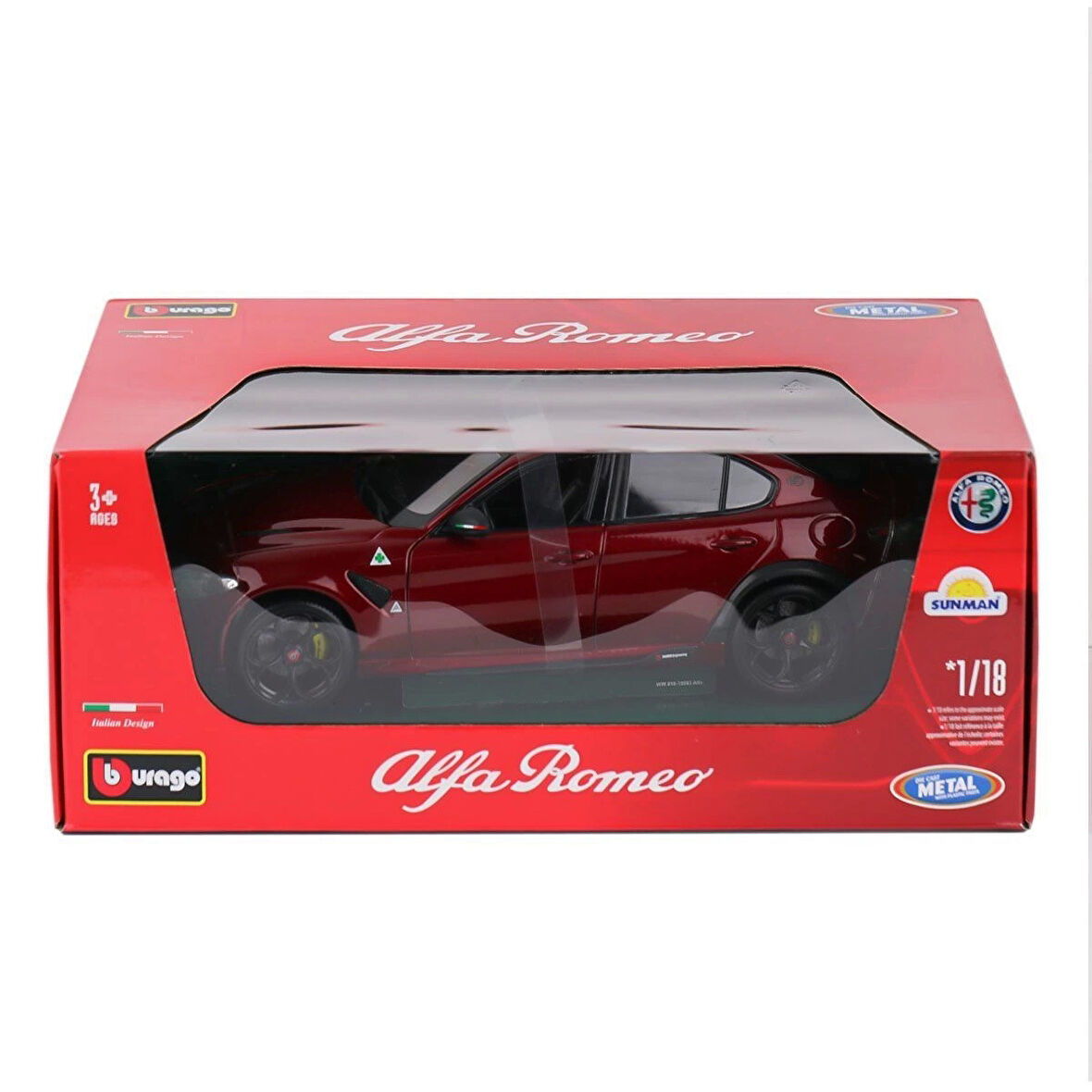 11048 Burago Alfa Romeo Gıula Gta  1:18 -sunman