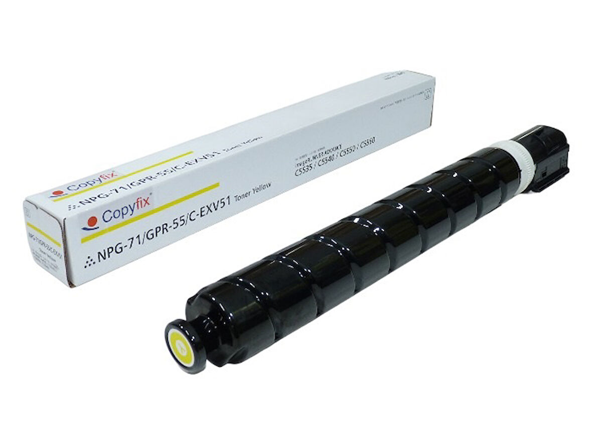 Canon C-EXV 51 Sarı Toner Muadil, IR C 5535, 5540, 5550