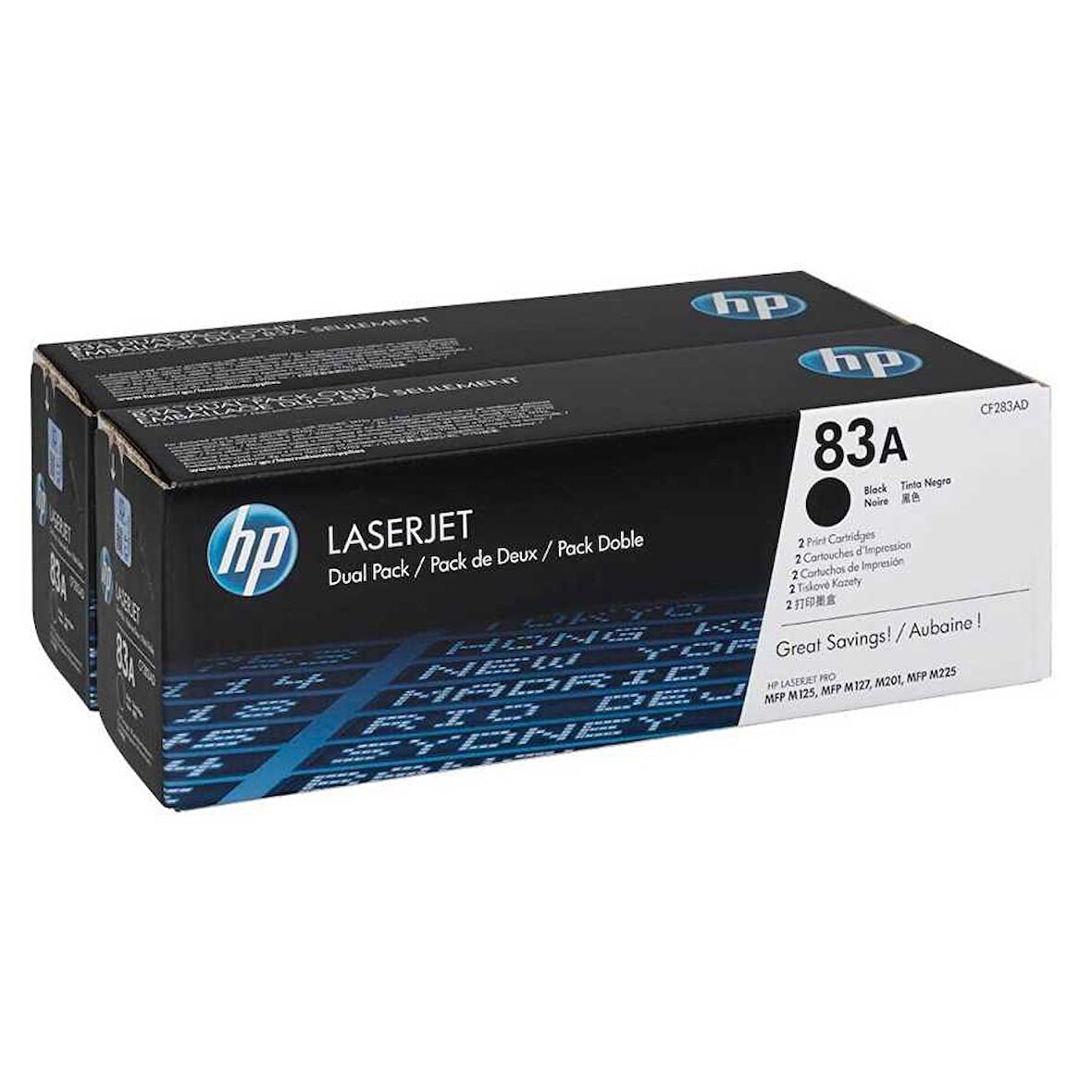 Hp CF283AD (83A) Siyah Orjinal 2'li Paket Toner