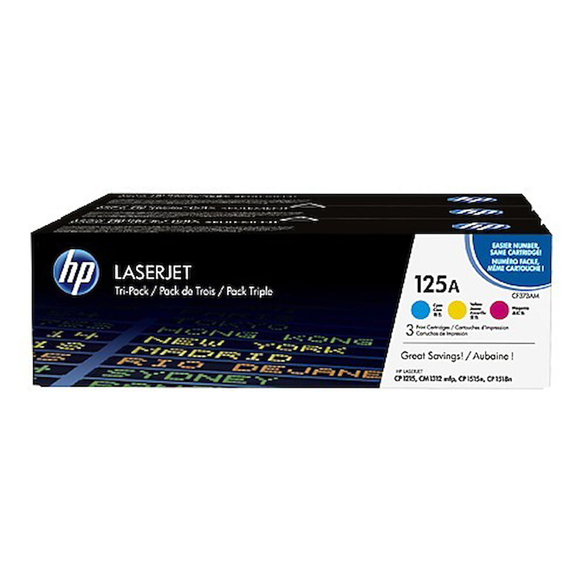 Hp CF373AM (125A) Renkli Orjinal Multi Paket Toner