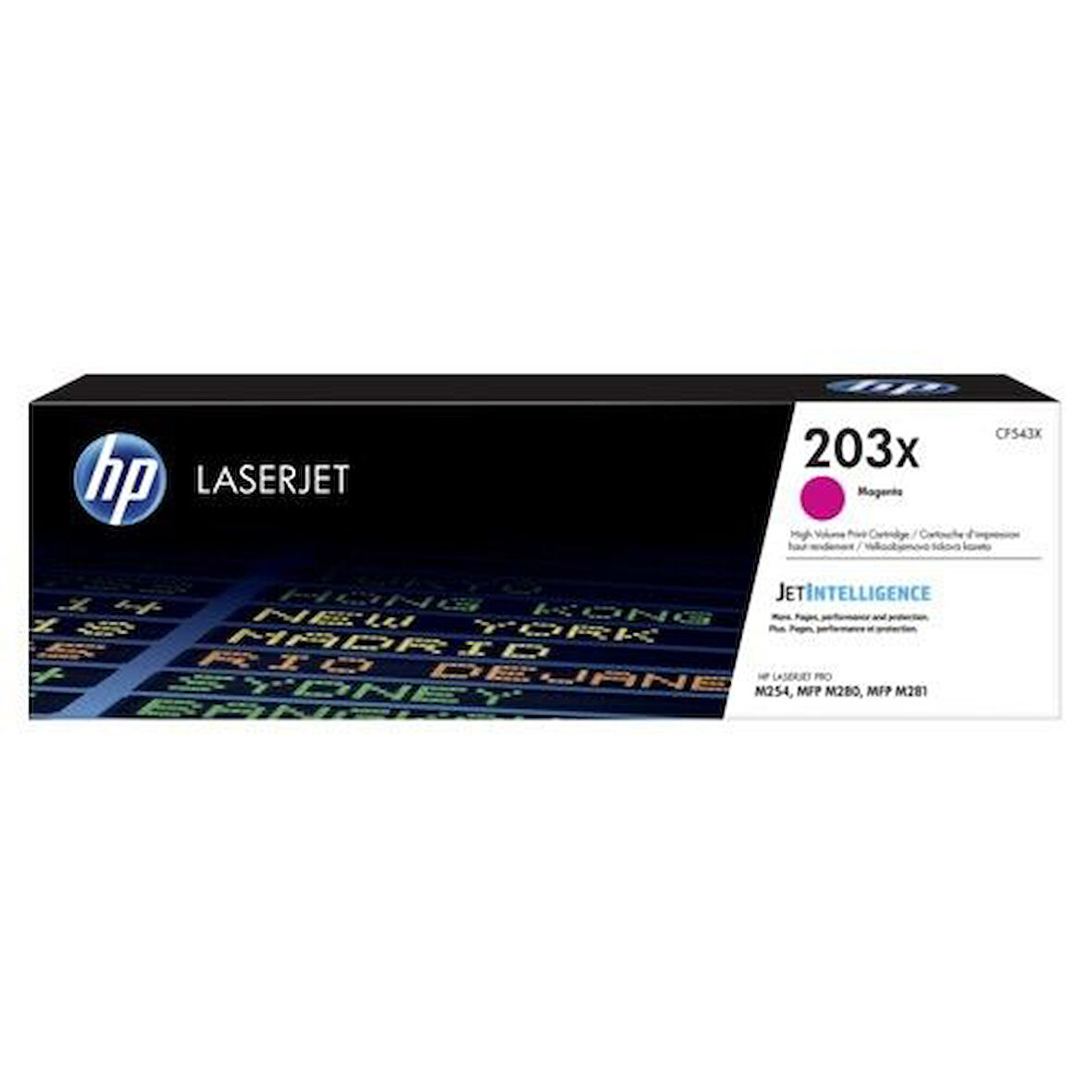 Hp CF543X (203X) Kırmızı Orjinal Toner