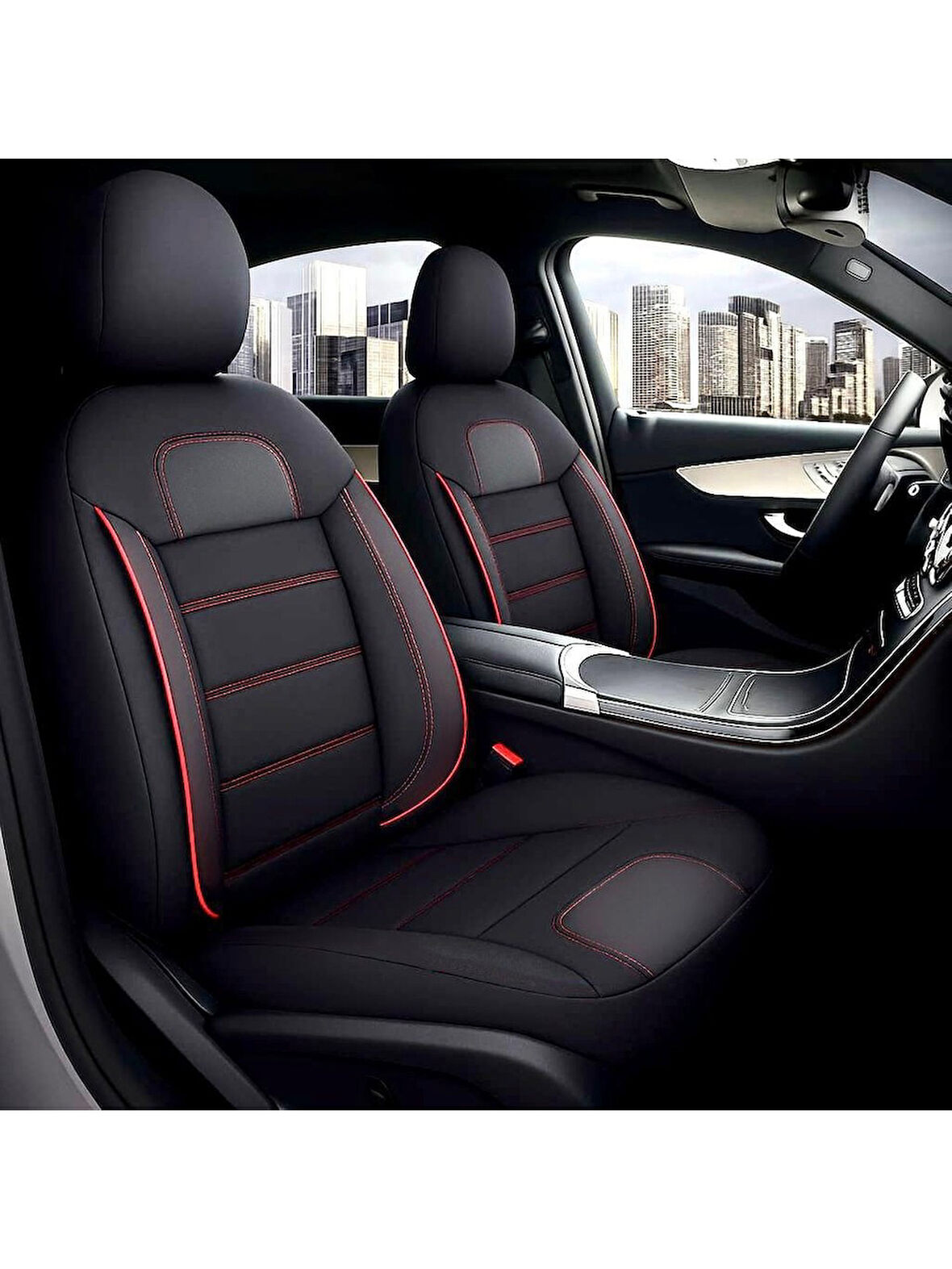 Fiat Bravo Araçlara Uyumlu Tam Takım Basic K Model Oto Koltuk Kılıfı Seti