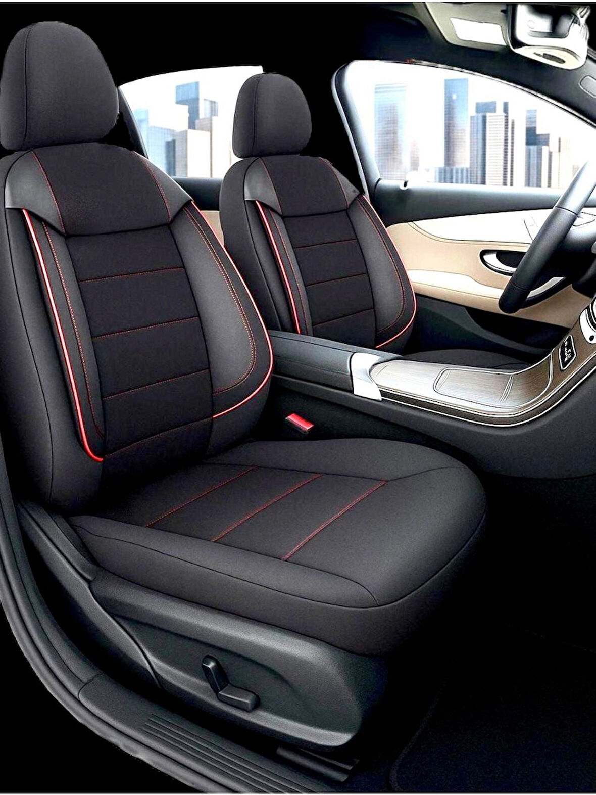 Volkswagen Passat B5 Araçlara Uyumlu Tam Takım Cover K Model Oto Koltuk Kılıfı Seti