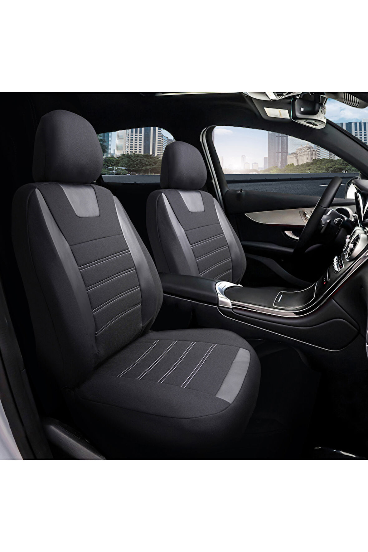 Renault Broadway Araçlara Uyumlu Tam Takım Maxy SB Model Oto Koltuk Kılıfı Seti