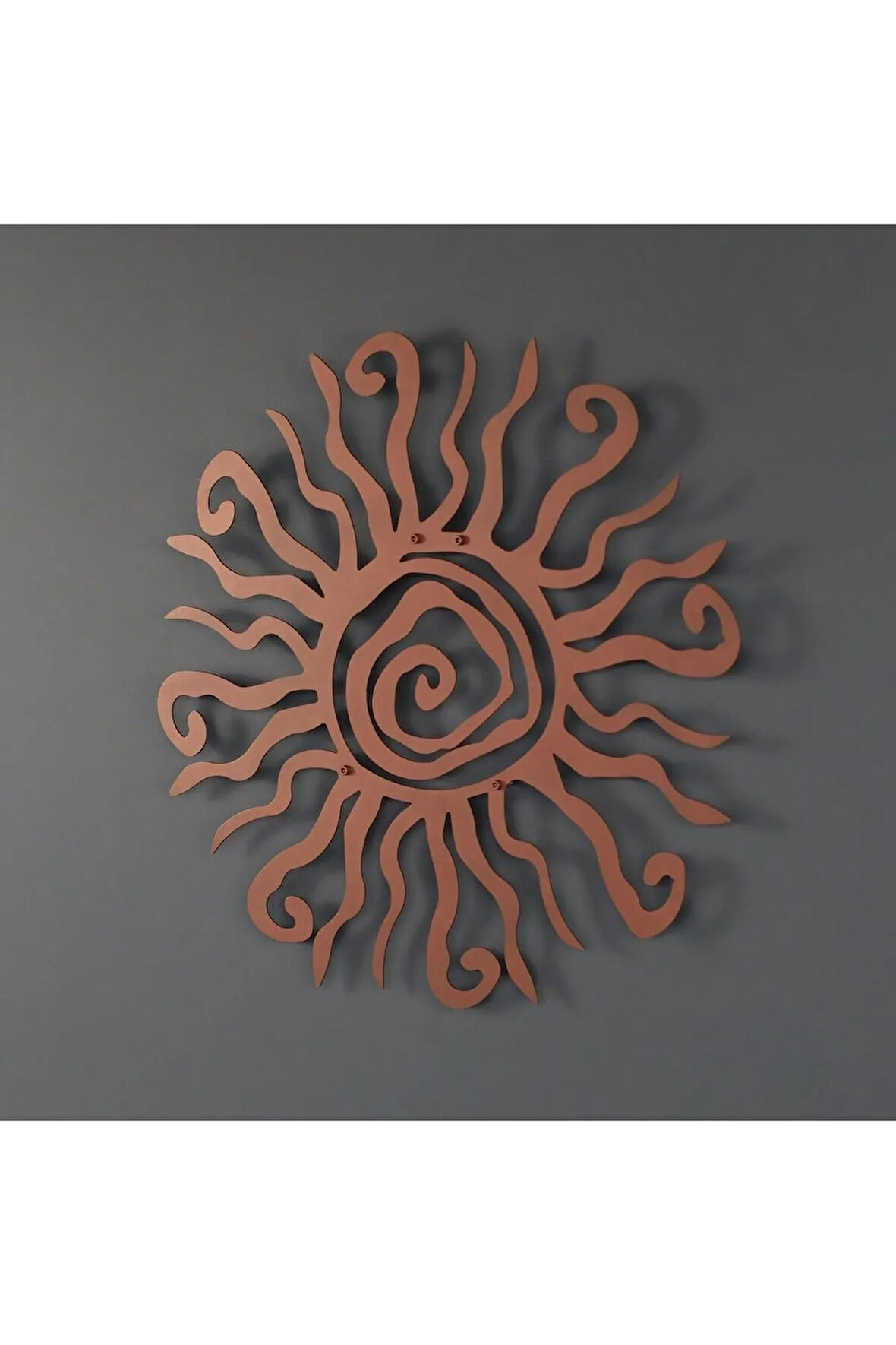 Tuhaf Güneş (wacky Sun) Metal Duvar Dekoru
