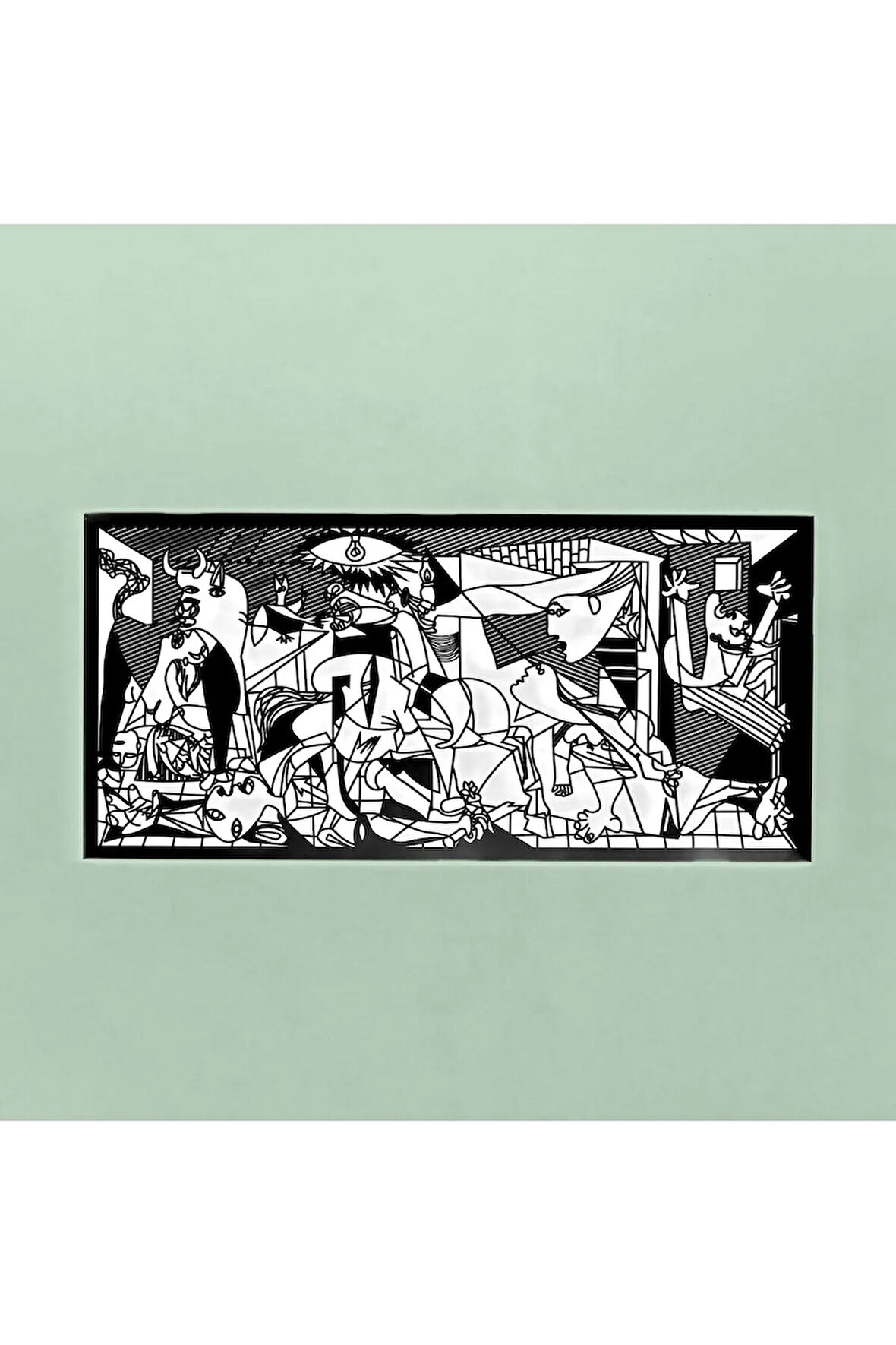 Guernica Picasso Modern Metal Duvar Dekoru