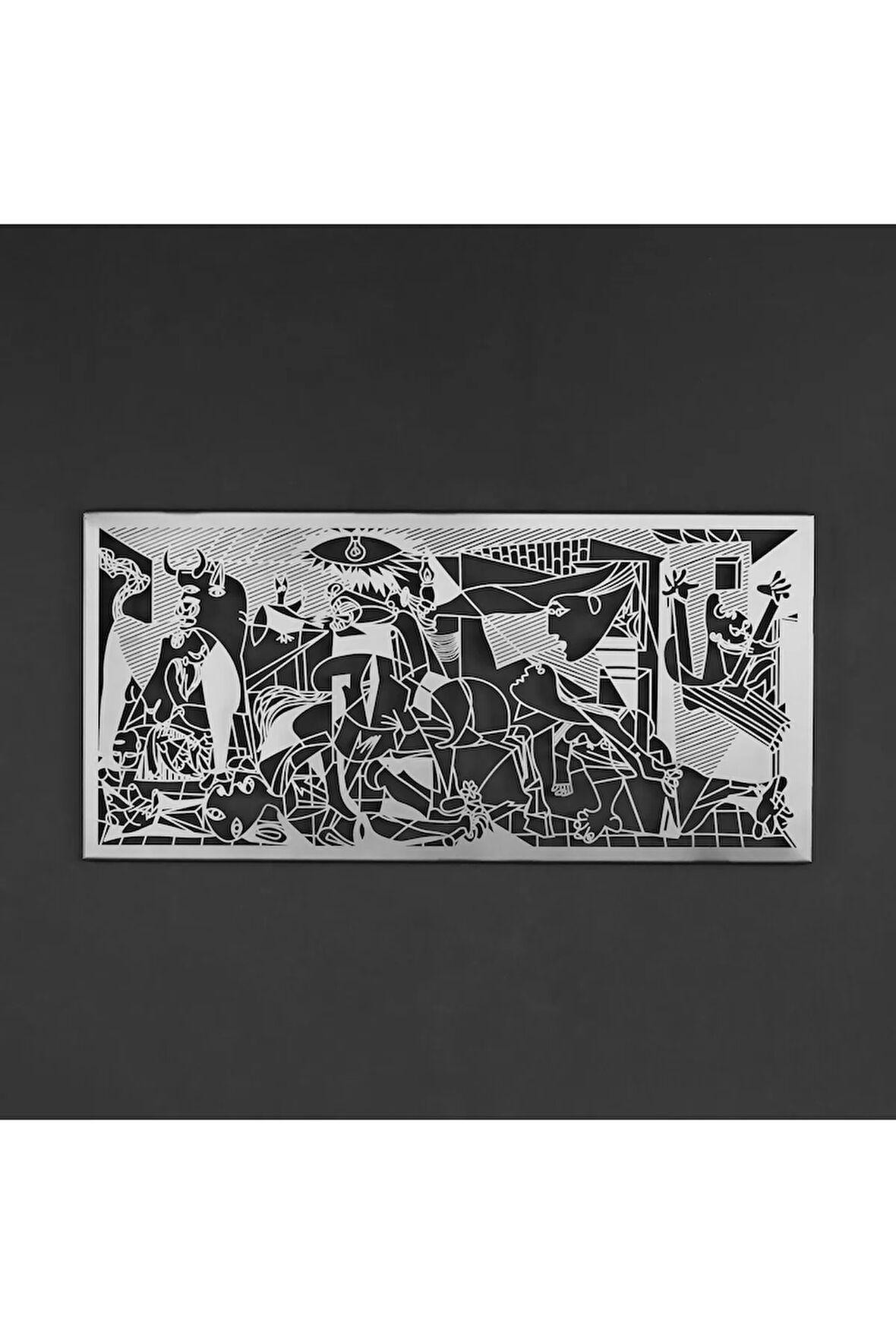 Guernica Picasso Modern Metal Duvar Dekoru