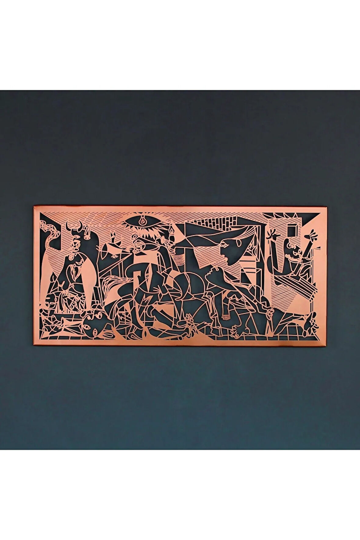 Guernica Picasso Modern Metal Duvar Dekoru