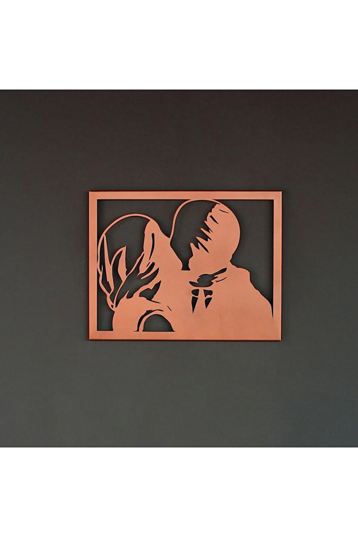 Lovers Iı Rene Magritte Metal Duvar Dekoru