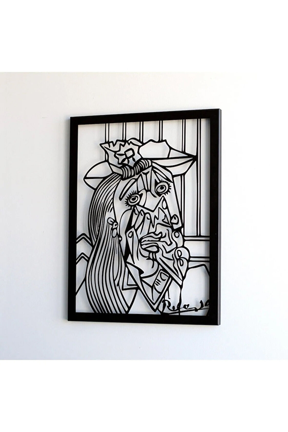 Picasso Ağlayan Kadın Metal Duvar Dekoru