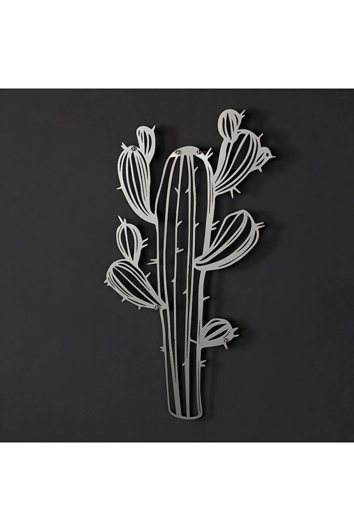 Kaktüs Metal Duvar Dekoru