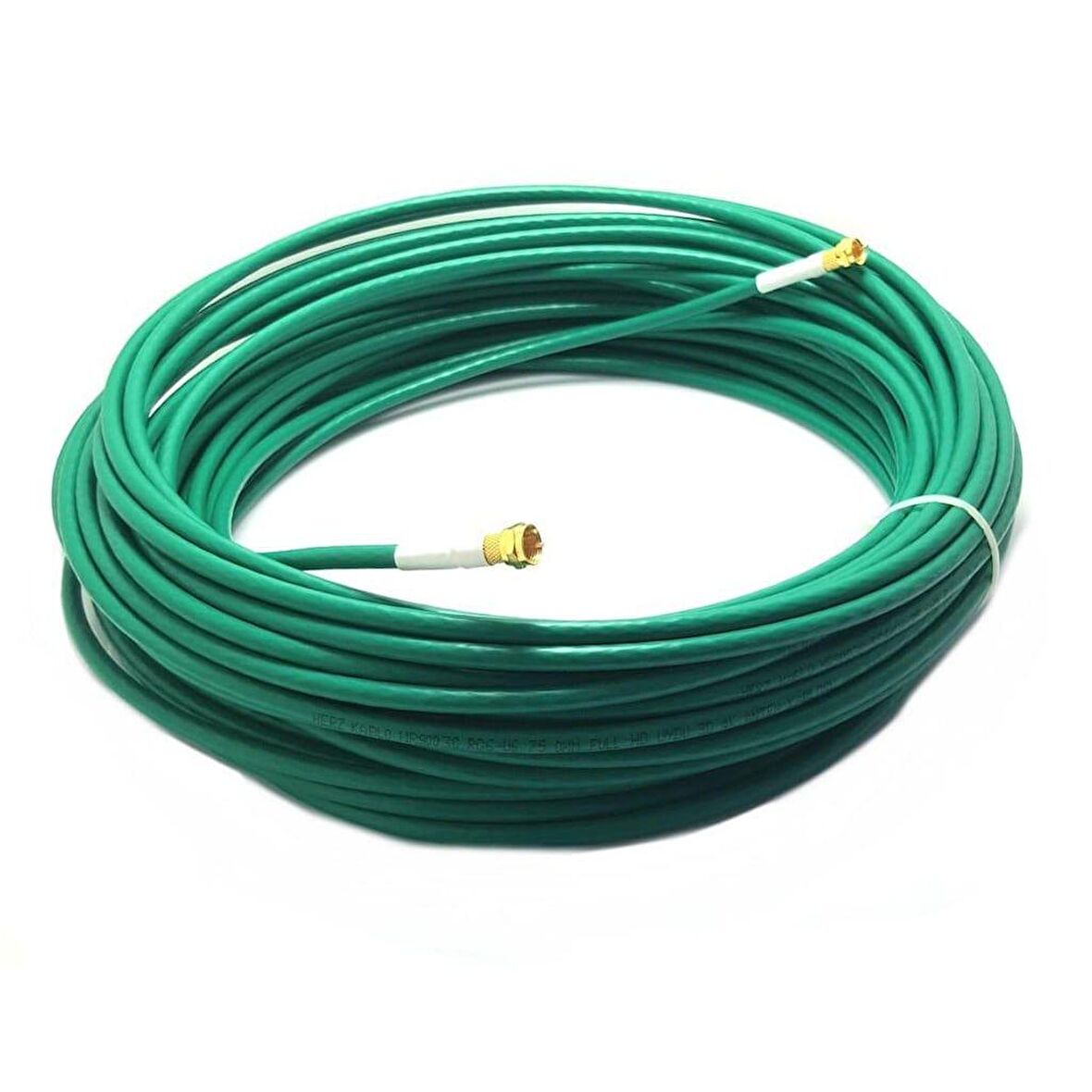 Daix Anten Kablosu 50 Metre RG6/U4 Yeşil Çanak Anten Kablo