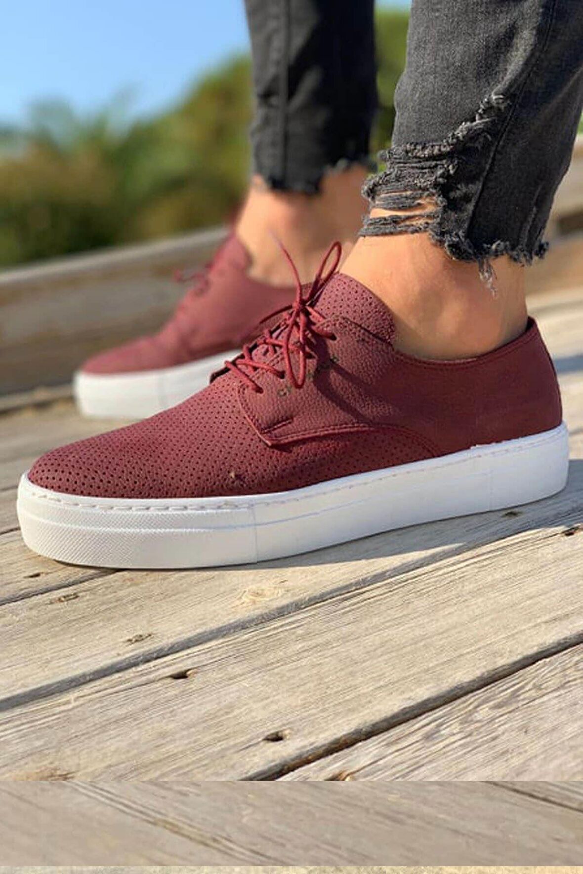 CH061 CBT Rex Erkek Ayakkabı BORDO