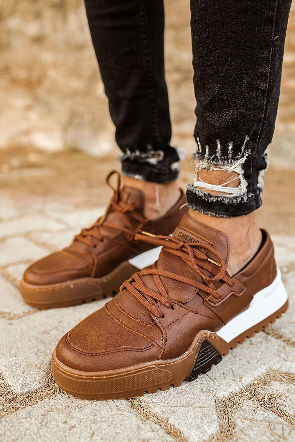 CH067 GTB Warrem Erkek Ayakkabı TABA