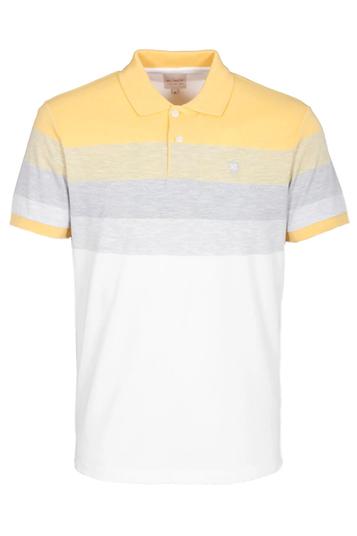 Erkek Polo Yaka Tişört Hardal Slim Fit Desenli %100 Pamuk T-shirt NCS JEANS 1249