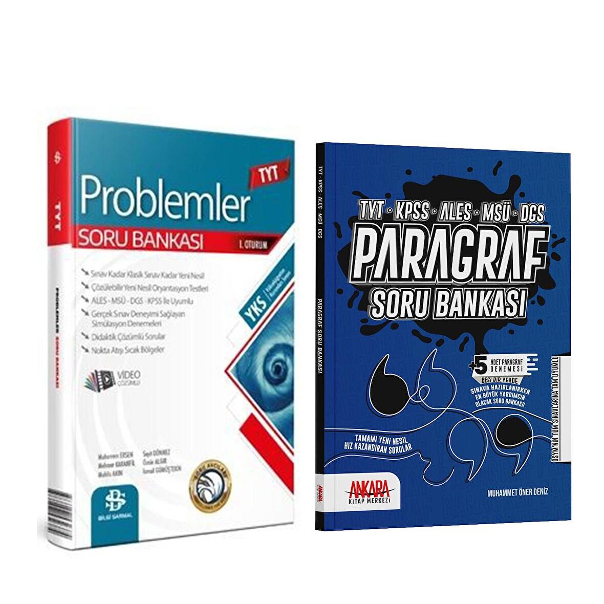 Bilgi Sarmal Problemler ve Ankara Kitap Merkezi Paragraf Soru Bankası 2 Kitap Set