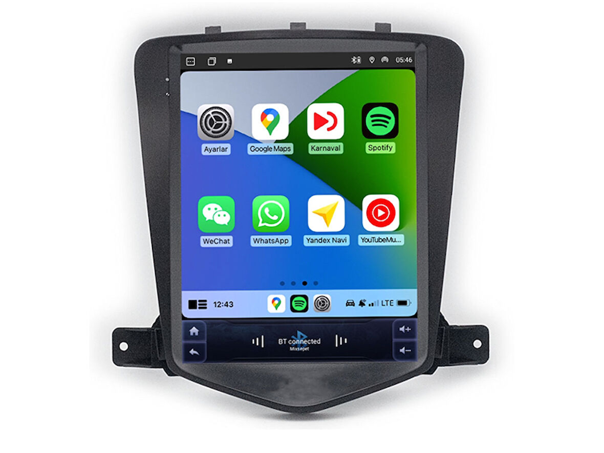 Chevrolet Cruze Tesla Multimedya (2009-2012) 2 GB RAM 32 GB Hafıza 4 Çekirdek Navibox