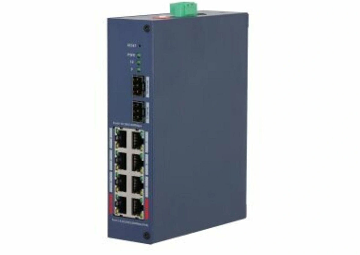 Dahua CHS4210-8GT-110 8 Port Poe 2 Port SFP Gigabit Yönetilebilir PoE Switch 110W