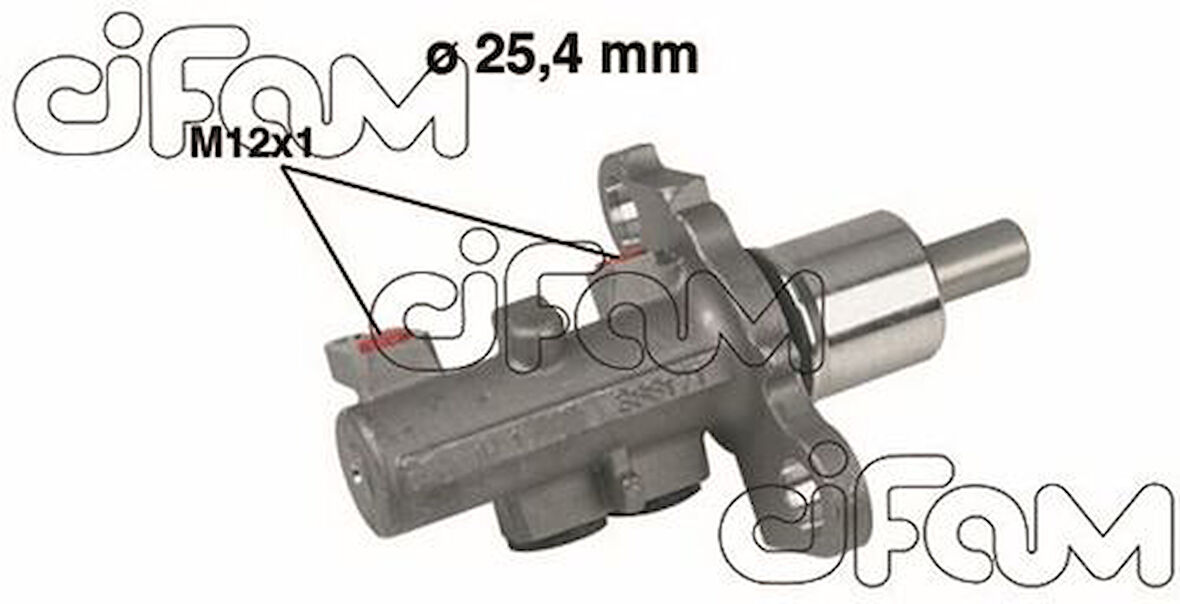 Cifam 202402 Ana Merkez Passat 96-00 A4-A6 1.6-1.8-1.9-2.4-2.5 2.8 TDI 95-01 A8 2.8-3.7-2.5 98-02 25.4mm 4D0611021A