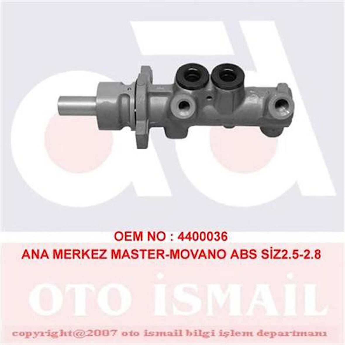 CIFAM Ana Merkez Movano 2.5-2.8 99-03 Master 3- 2.5 Dci 2.8 Dtı 3.0 Dcı 00 25.4mm