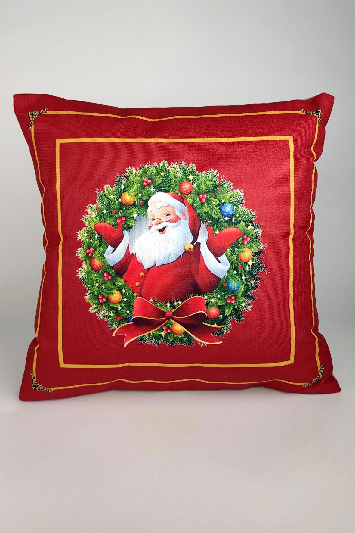 Mrs.Gugar Noel Baba Kırlent Kılıfı