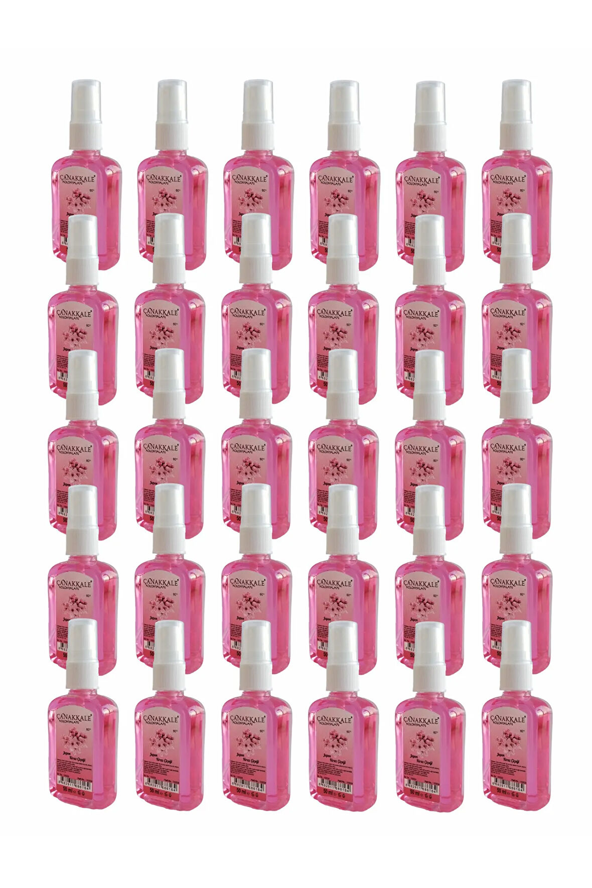 Japon Kiraz Çiçeği Kolonyası -50 ml Sprey - (PET ŞİŞE) 30 Adet