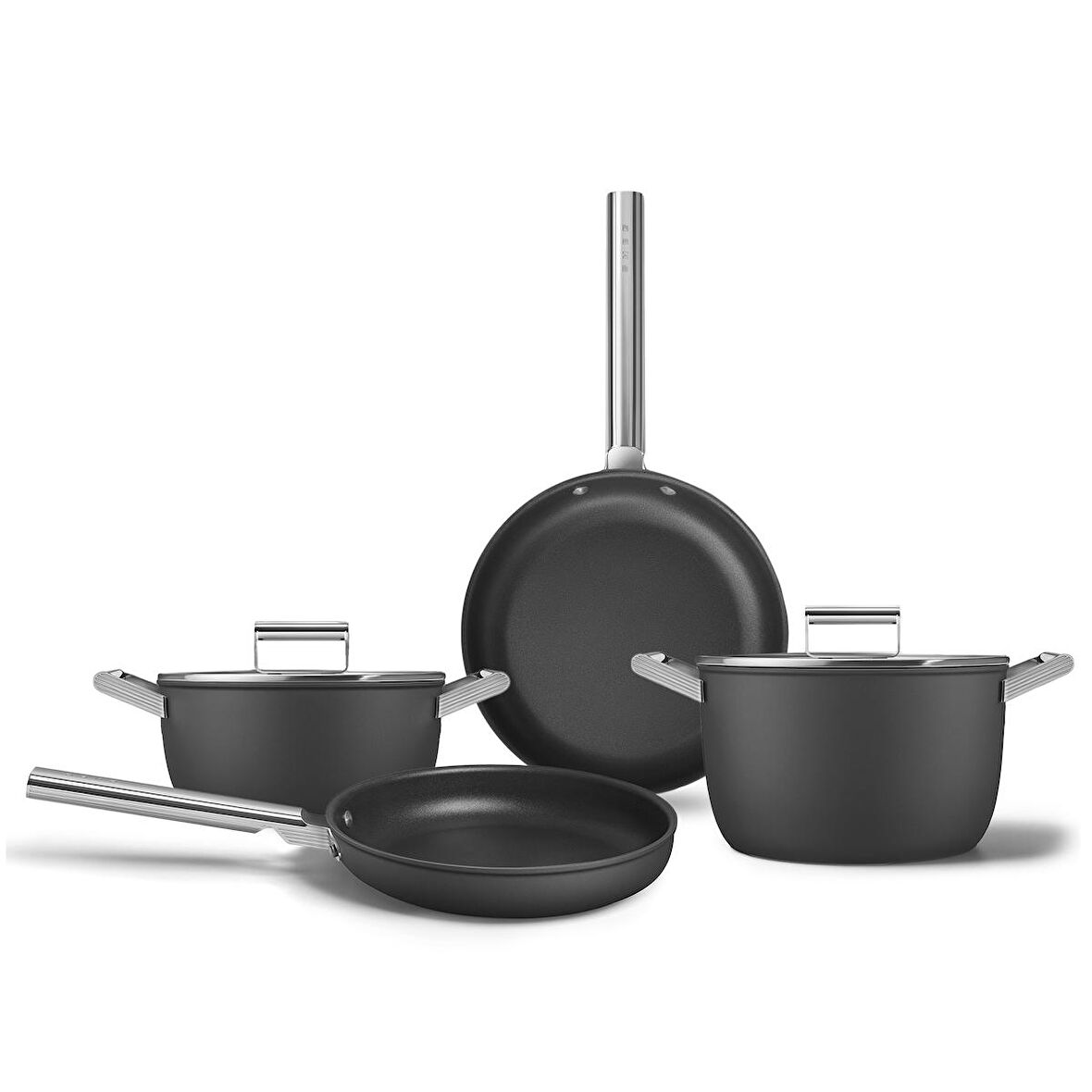 Smeg Cookware 50'S Style Prima 6 Parça Tencere Tava Seti