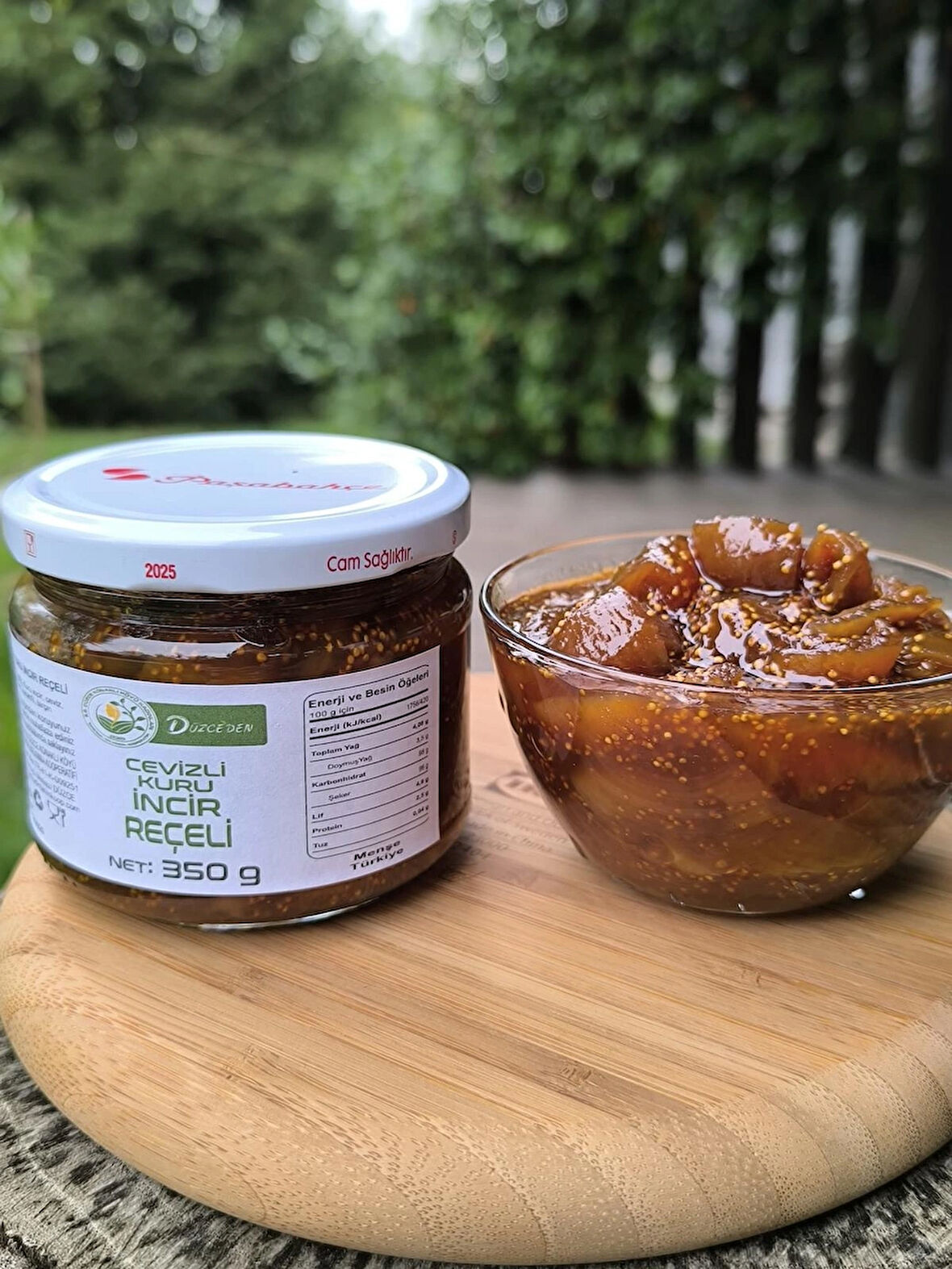 Düzce'den Cevizli Kuru İncir Reçeli 350G