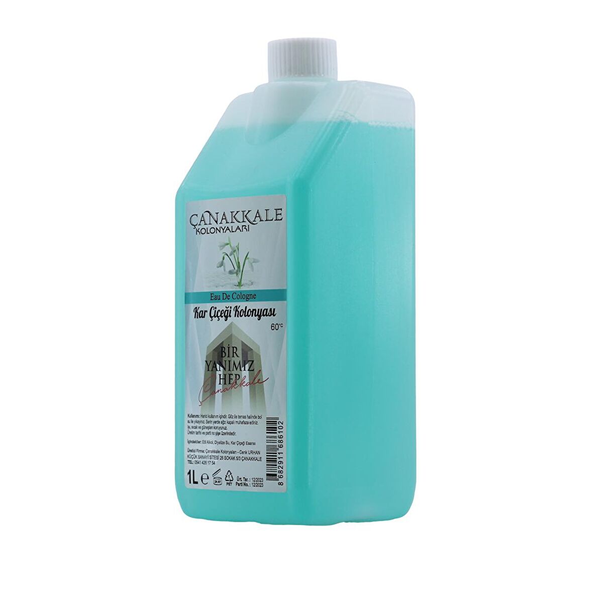 Kar Çiçeği Kolonyası -1 Litre -(BİDON) Korumalı Kapak - Yeni Model