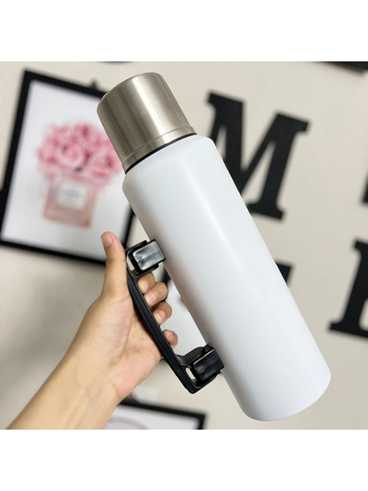 Cooker 1.5 Lt Kulplu Paslanmaz Çelik Termos