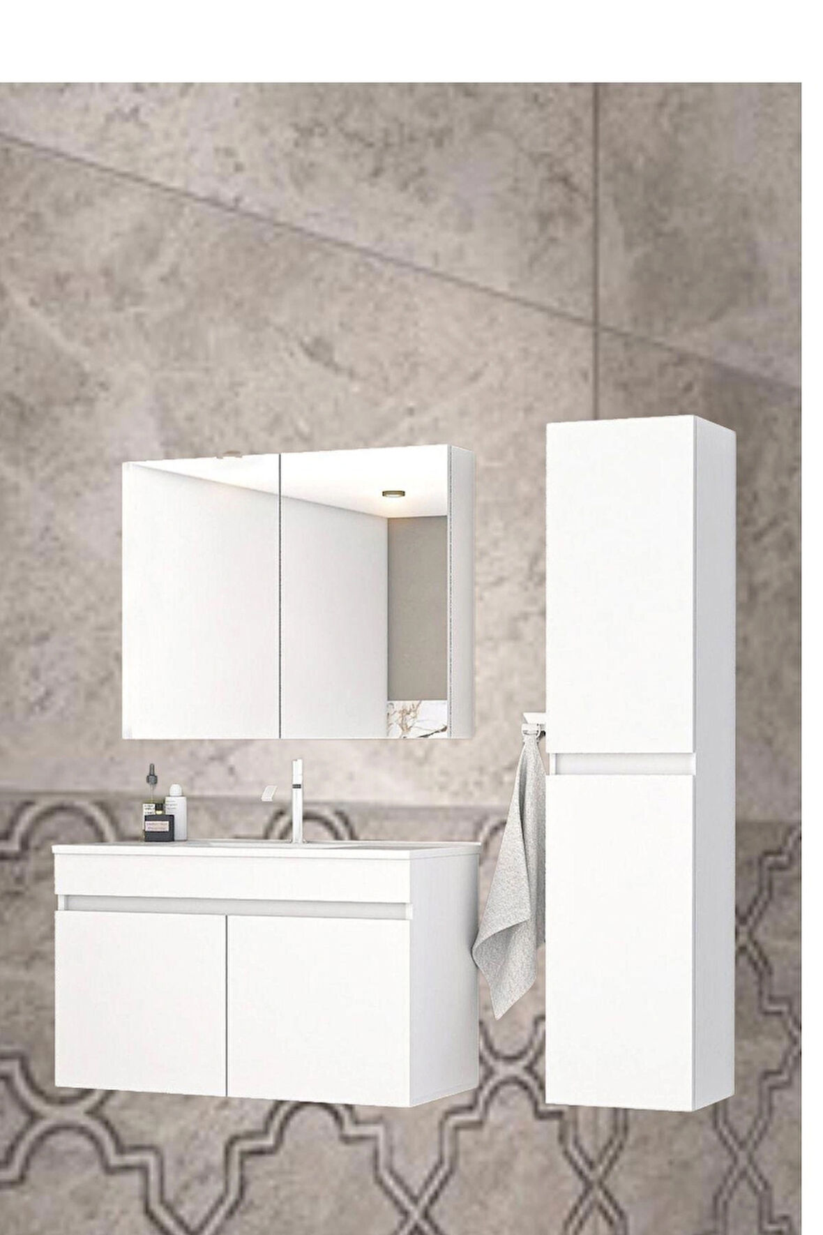 Duru Mdf Banyo Dolabı