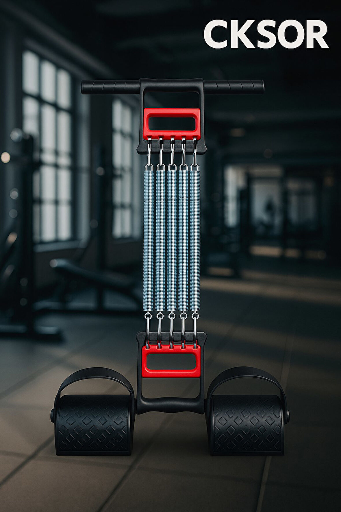 Ckspor El Ayak Göğüs Yayı 5 Çelik Yaylı Çok Fonksiyonlu Spor Aleti Cks-119