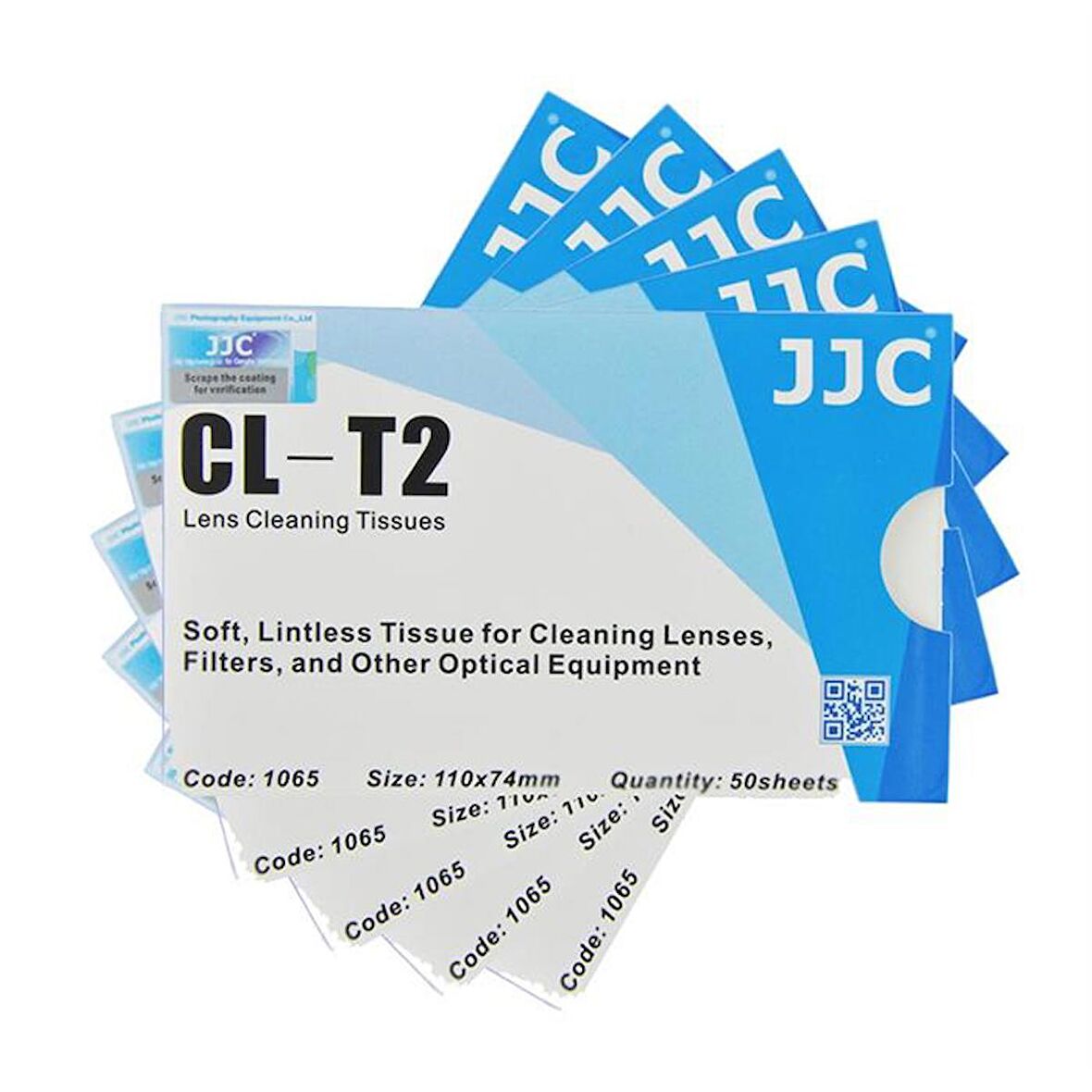 JJC CL-T2 Lens Cleaning Paper Temizlik Kağıdı 5 Adet (250 Yaprak)