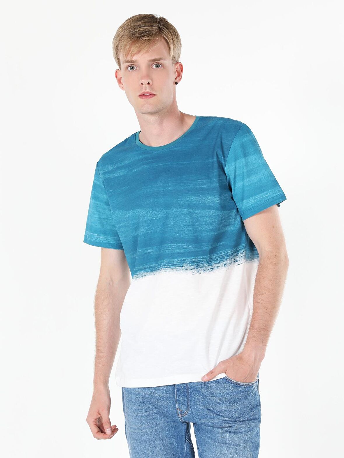 Mavi Erkek Tshirt K.kol