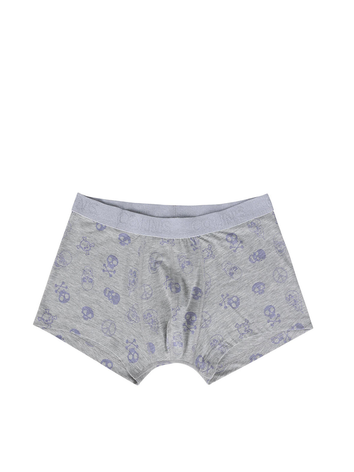 Baskılı Gri Erkek İç Giyim