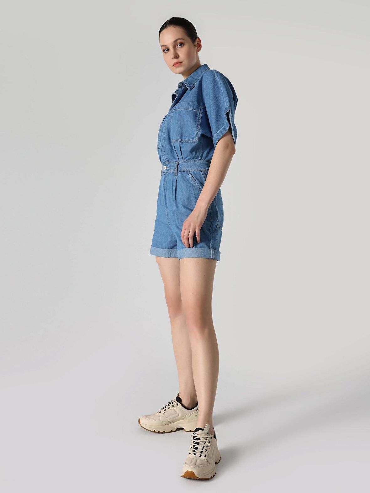 Regular Fit Denim Kadın Şort
