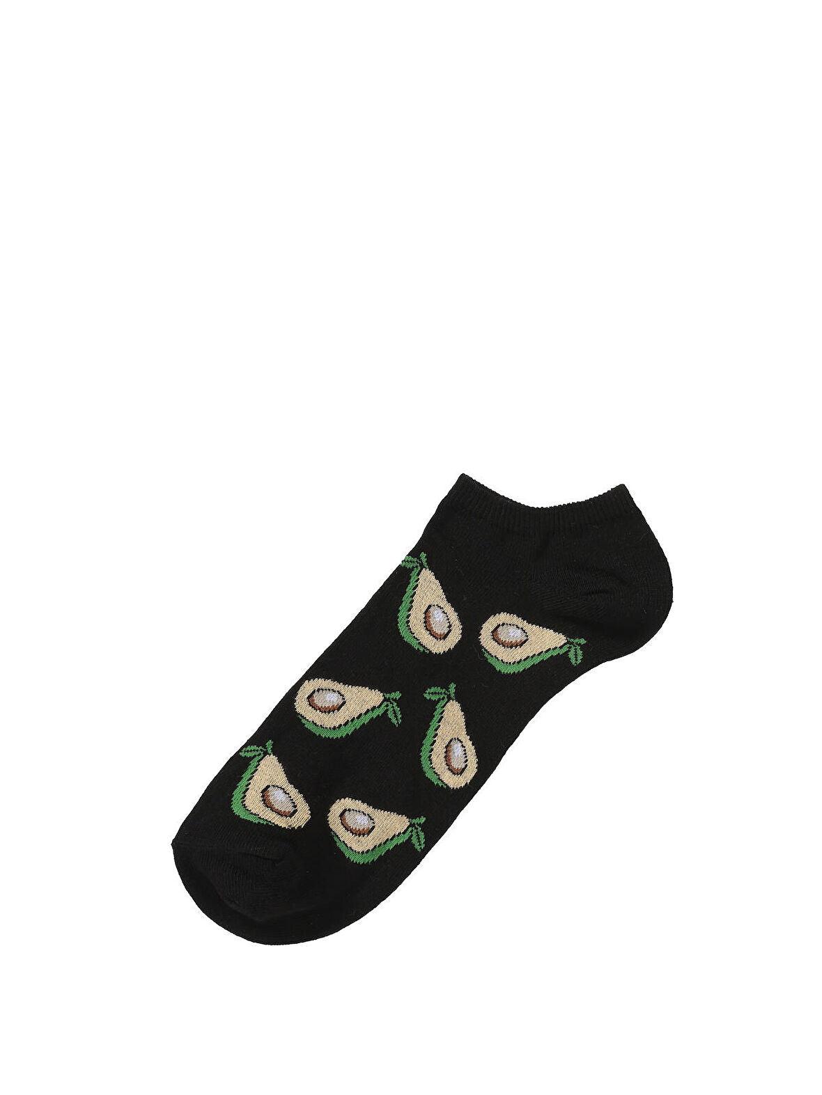 Baskılı Babet Siyah Erkek Çorap