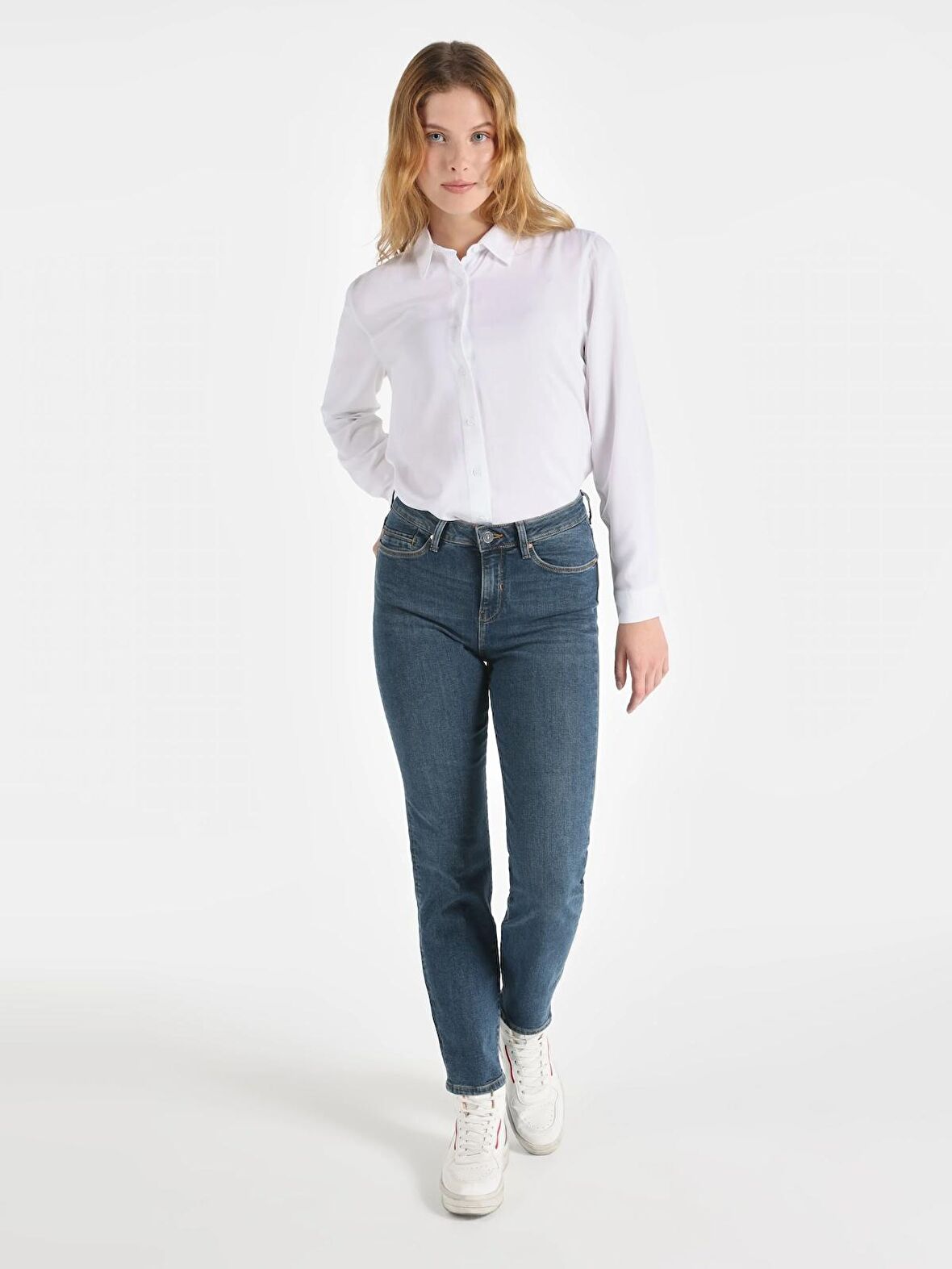 703 Carla Slim Fit Normal Bel Düz Paça Jean Pantolon Cl1065299