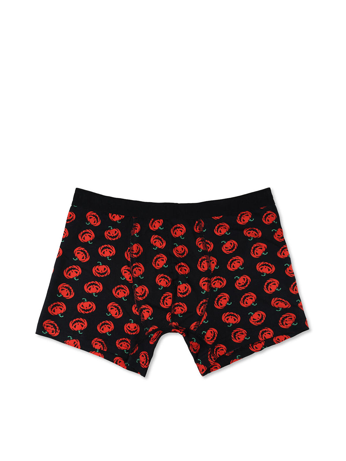 Baskılı Siyah Erkek İç Giyim