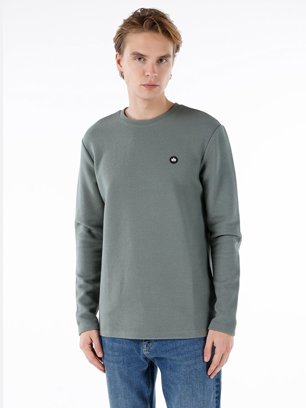 Yeşil Erkek Tshirt U.kol