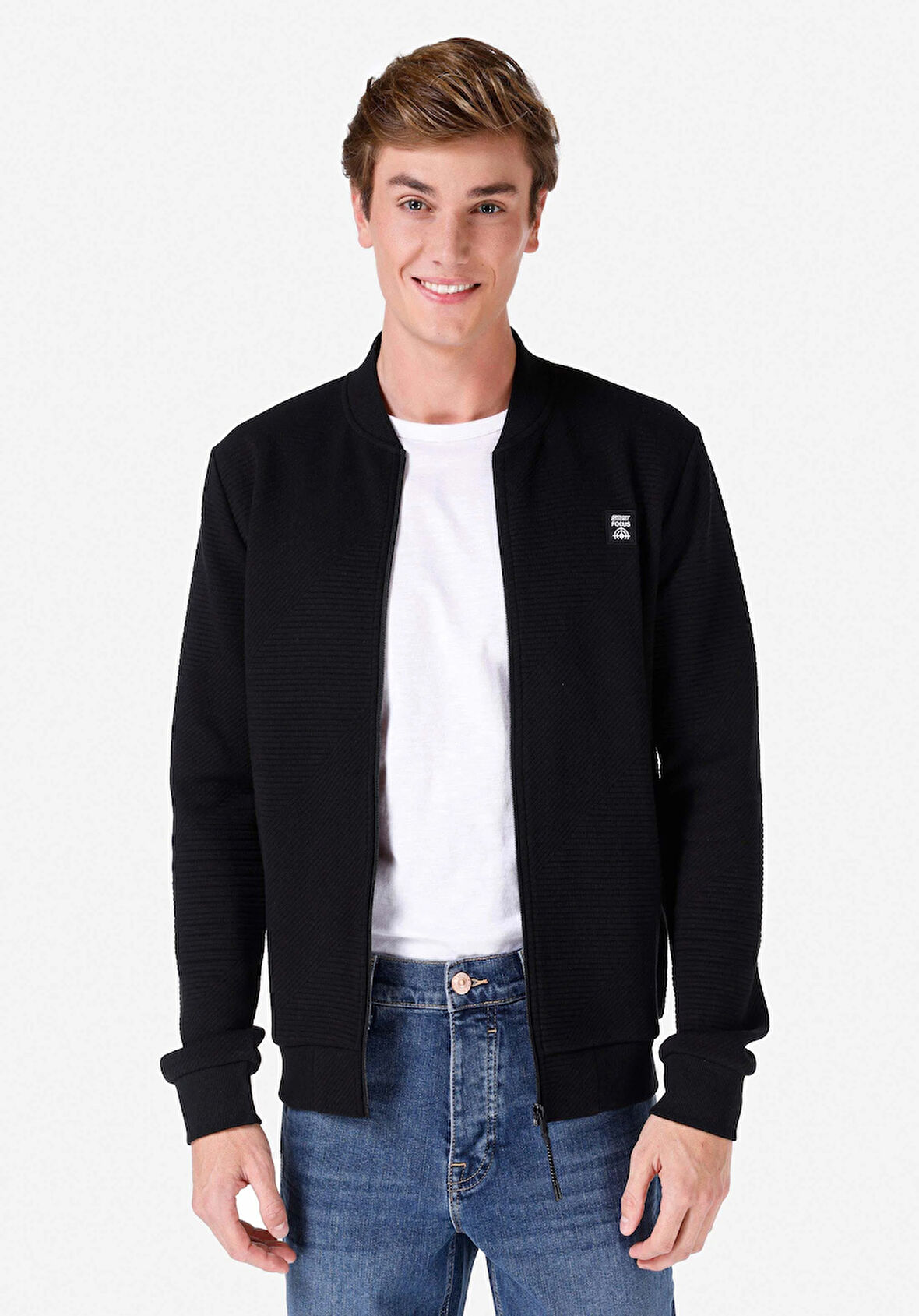 Slim Fit    Erkek Siyah Ceket