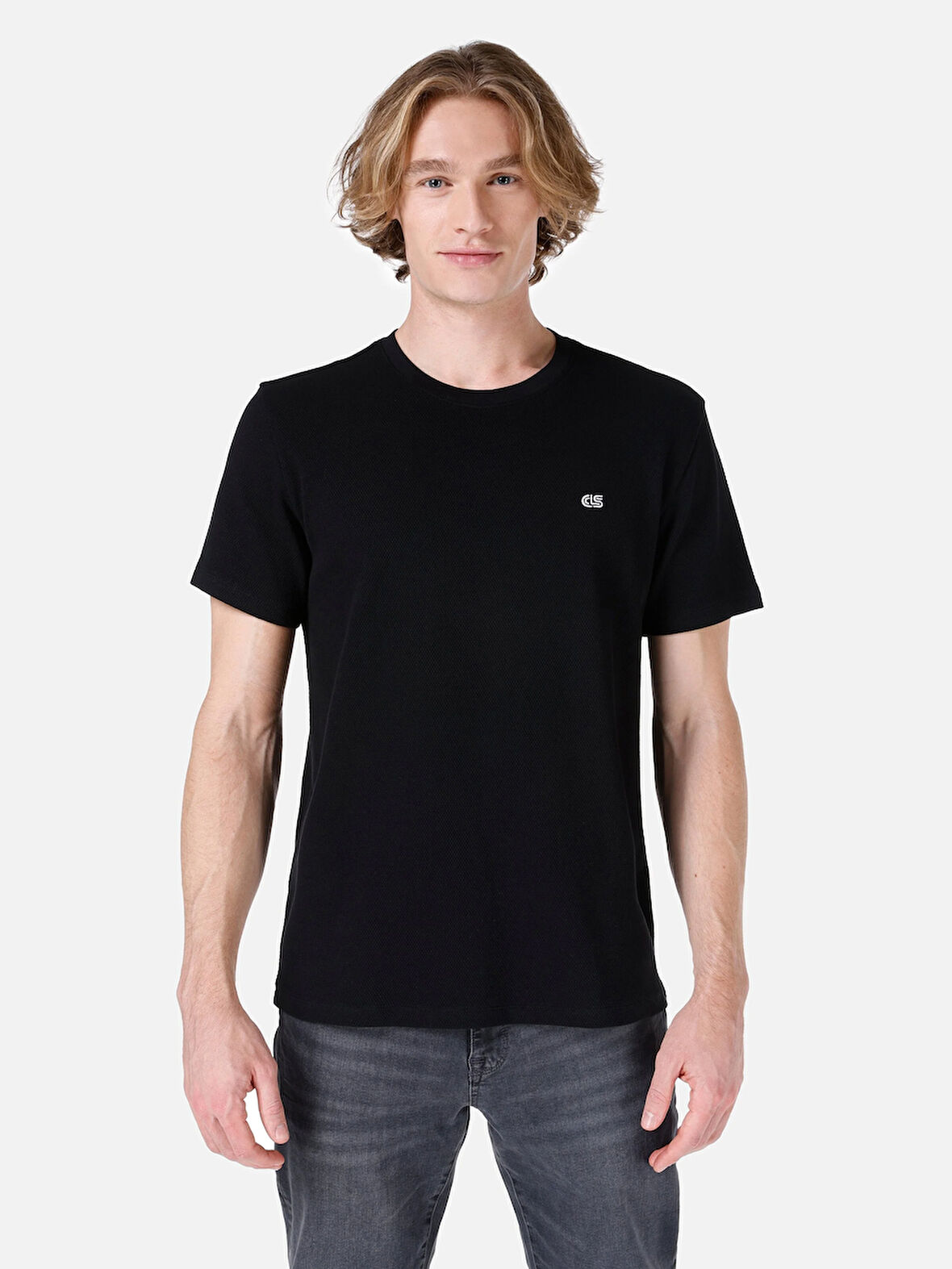 Siyah Erkek Tshirt K.kol