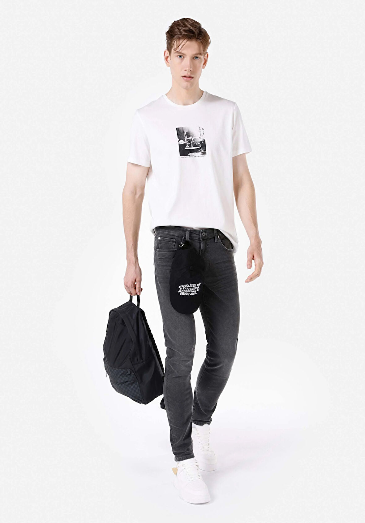 041 Danny Slim Fit Düşük Bel Dar Paça Erkek Denim Jean Pantolon