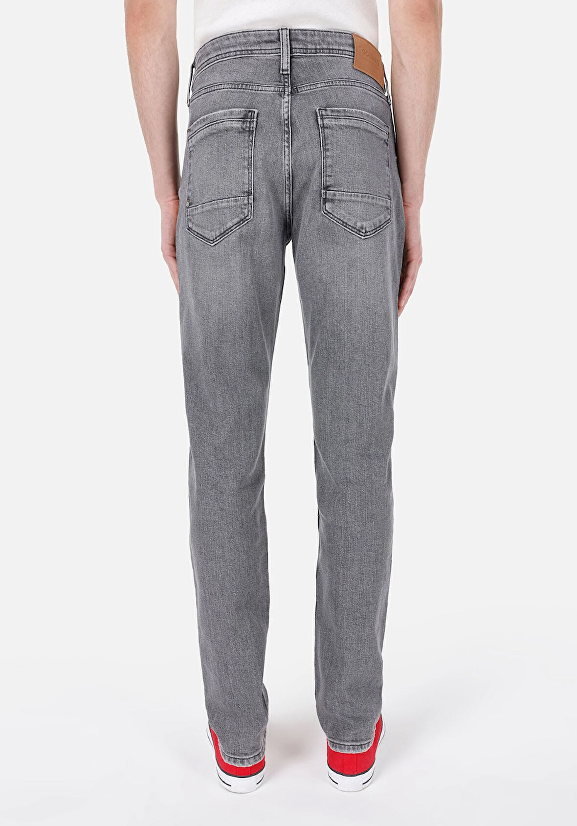 044 Karl Straight Fit   Erkek Siyah Jean Pantolon Cl1069495