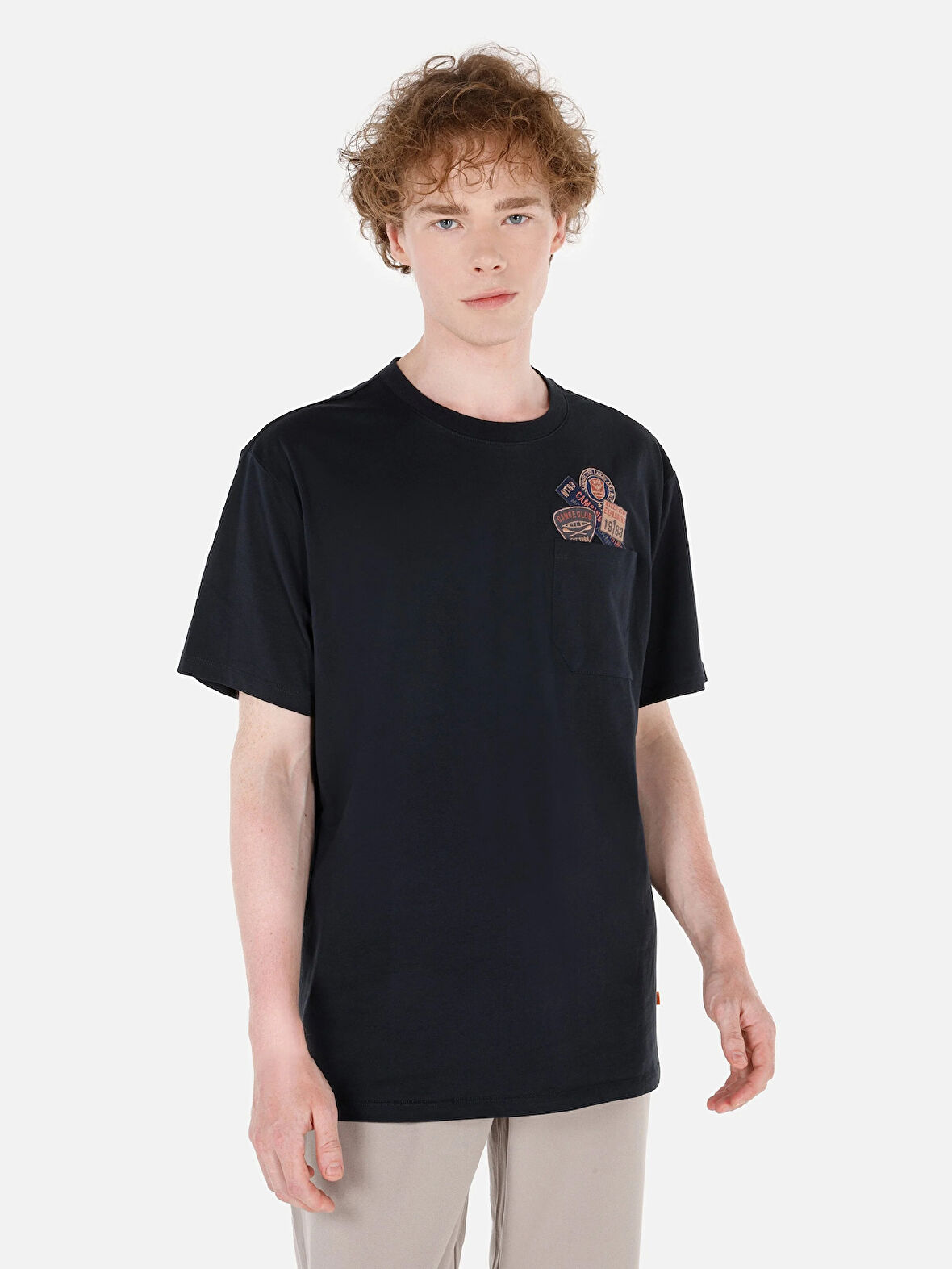 Lacivert Erkek Tshirt K.kol