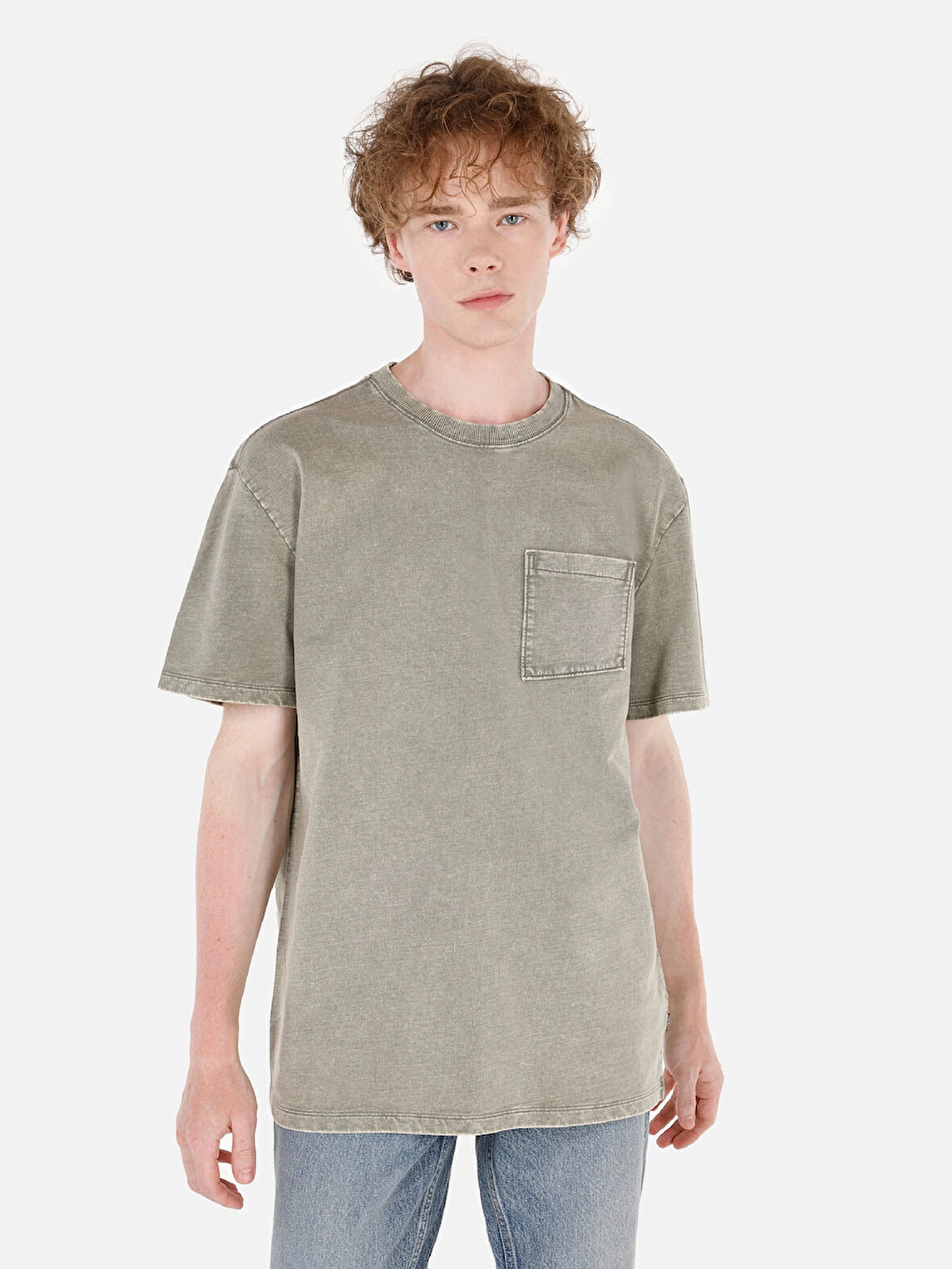 Yeşil Erkek Tshirt K.kol