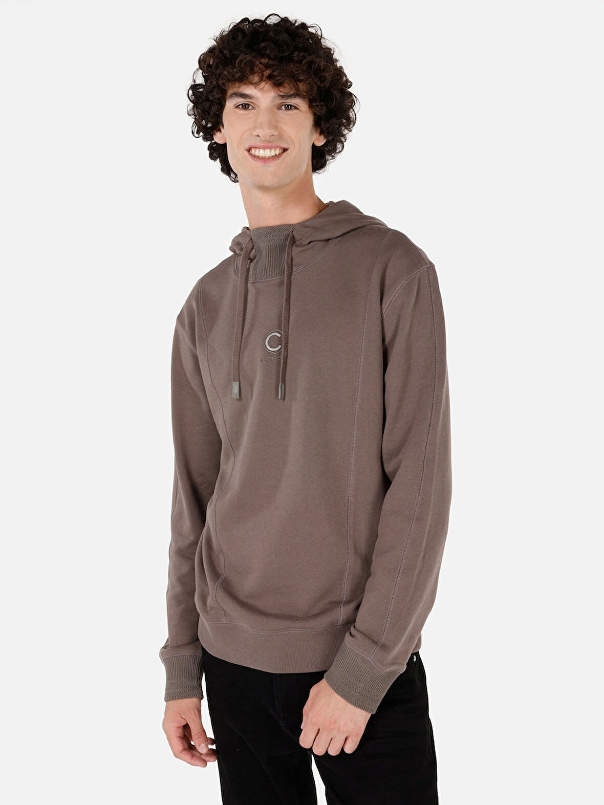Kahverengi Erkek Sweatshirt